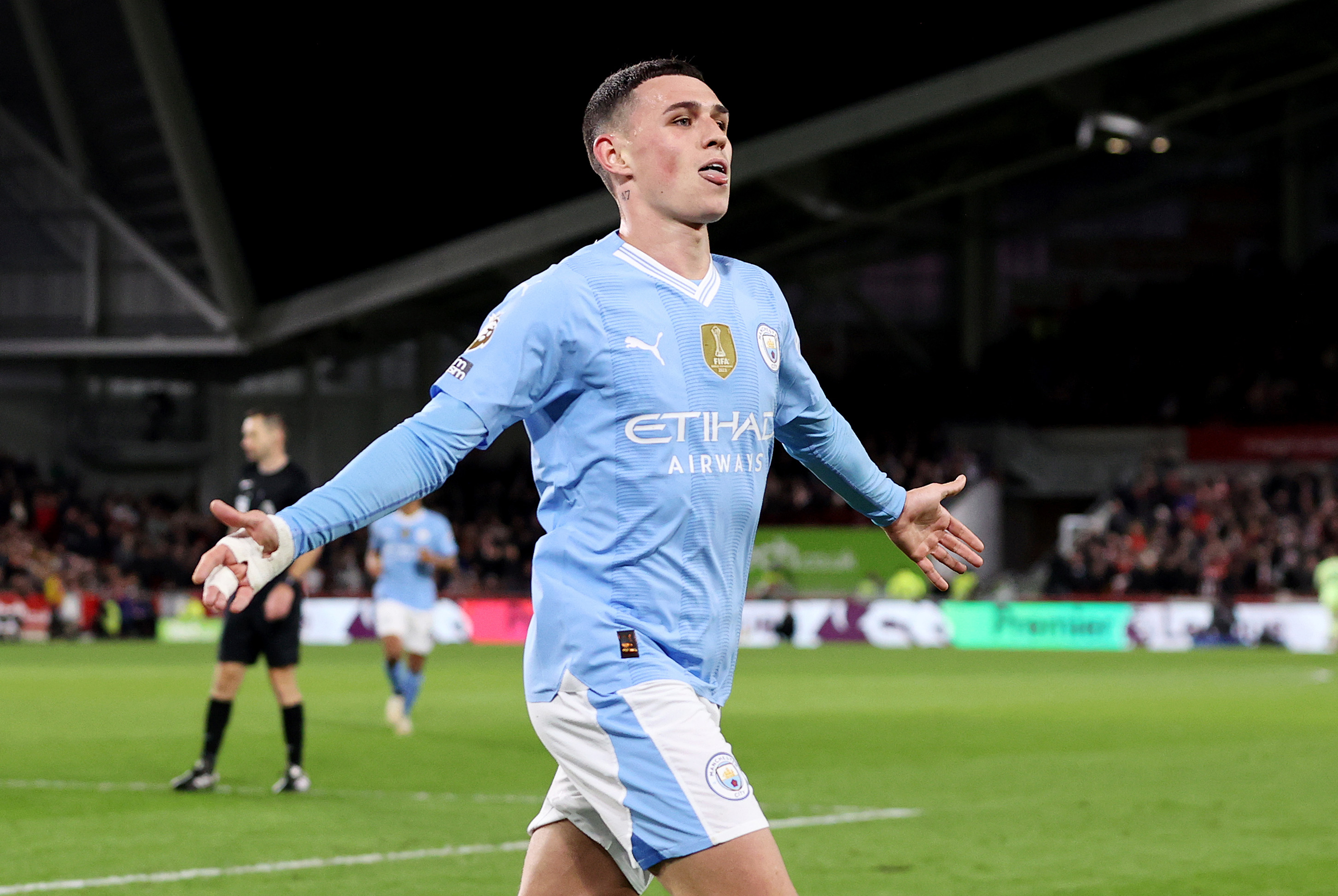 Foden lập hat-trick khi Man City đối đầu Brentford lần trước